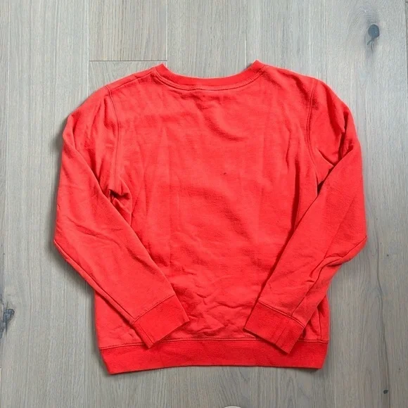 VS PINK Orange Oversized Sweatshirt - Picture 3 of 5